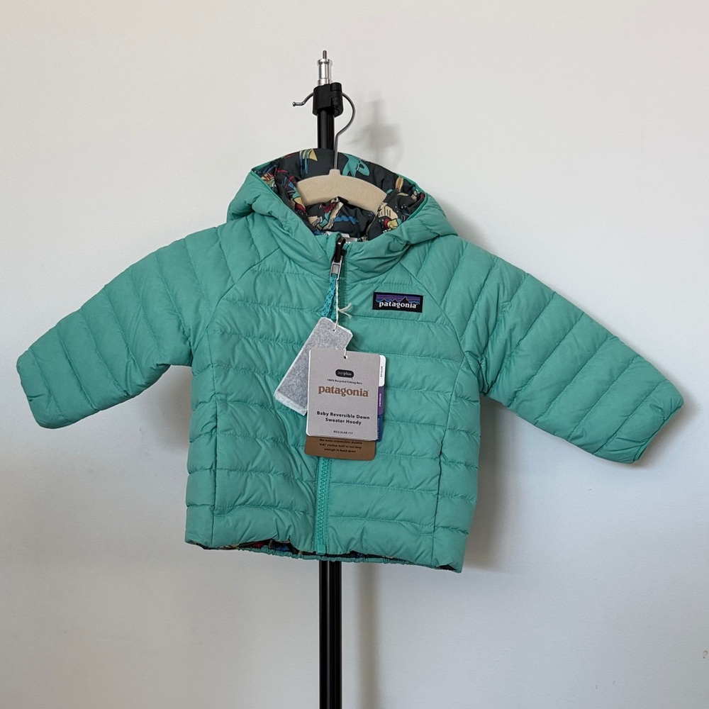 Patagonia Infant Puffer Jacket in Aqua